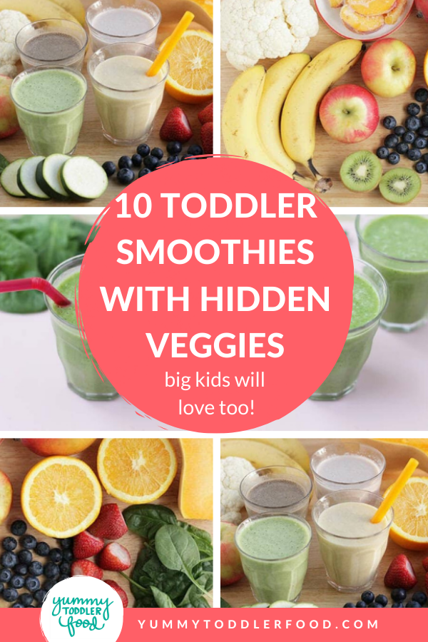 10 Toddler Smoothies (with Veggies!) Bid Kids Will Love Too!