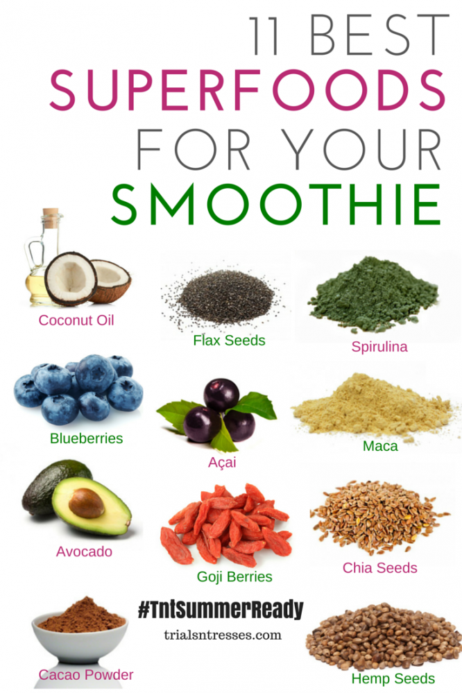 11 Best Superfoods To Add To Your Smoothie