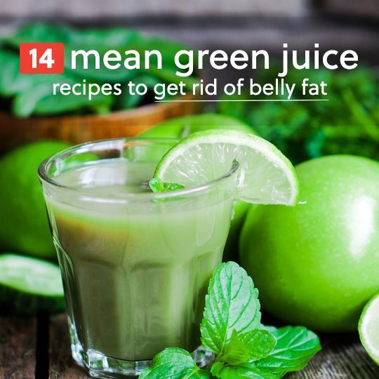 14 Mean Green Juice Recipes to Get Rid of Belly Fat ...
