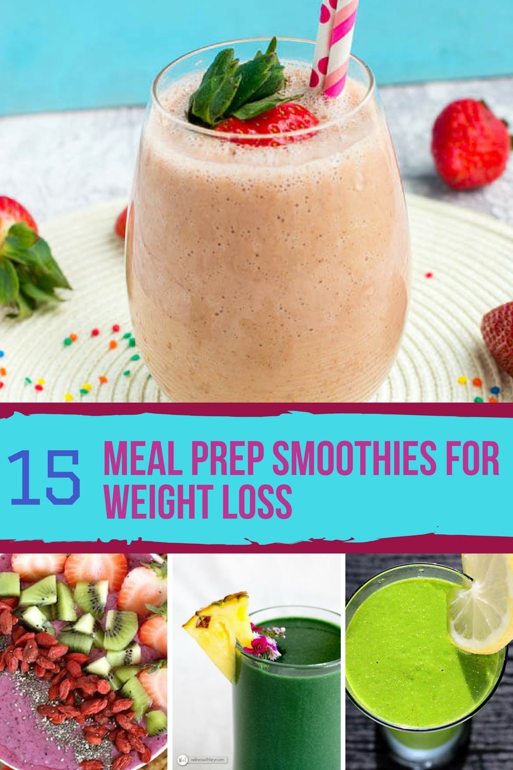 15 Meal Prep Smoothies for Weight Loss
