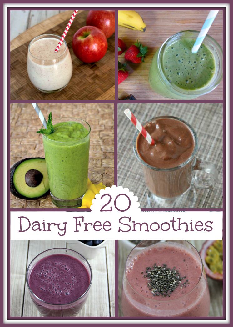 20 Healthy Smoothies that are Dairy Free