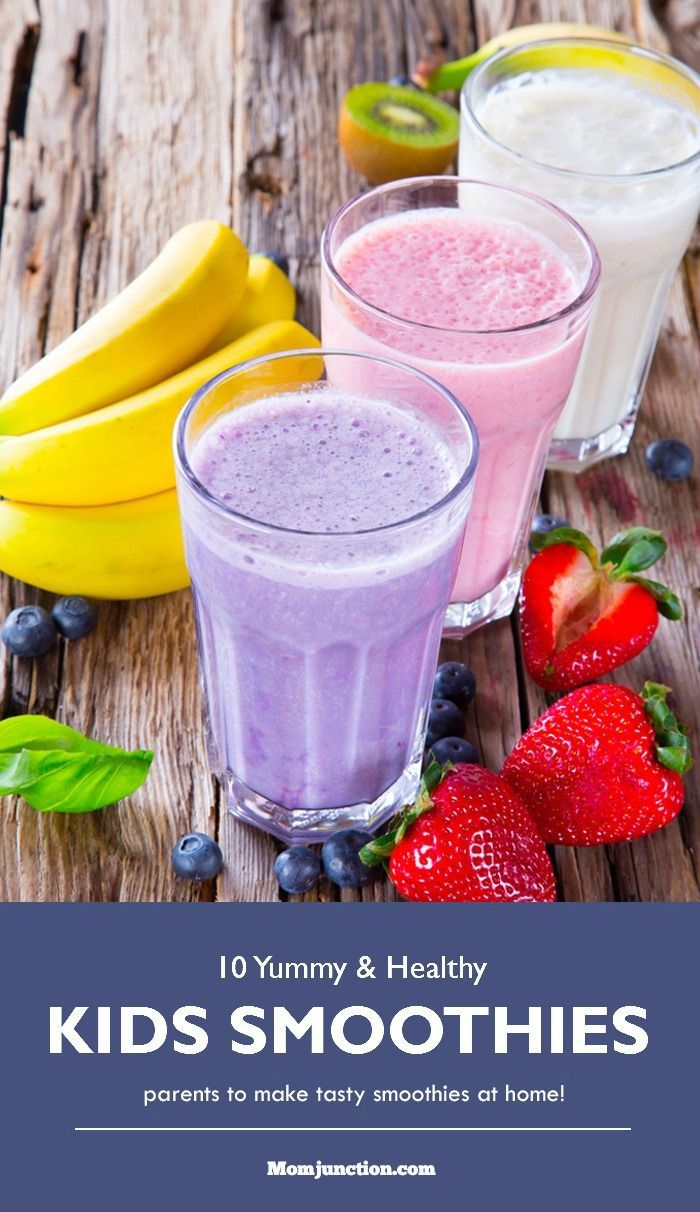 21 Easy And Healthy Smoothies For Kids
