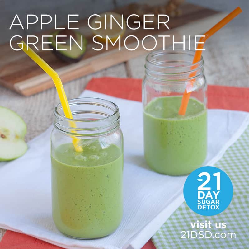 21DSD Recipe: Apple Ginger Green Smoothie
