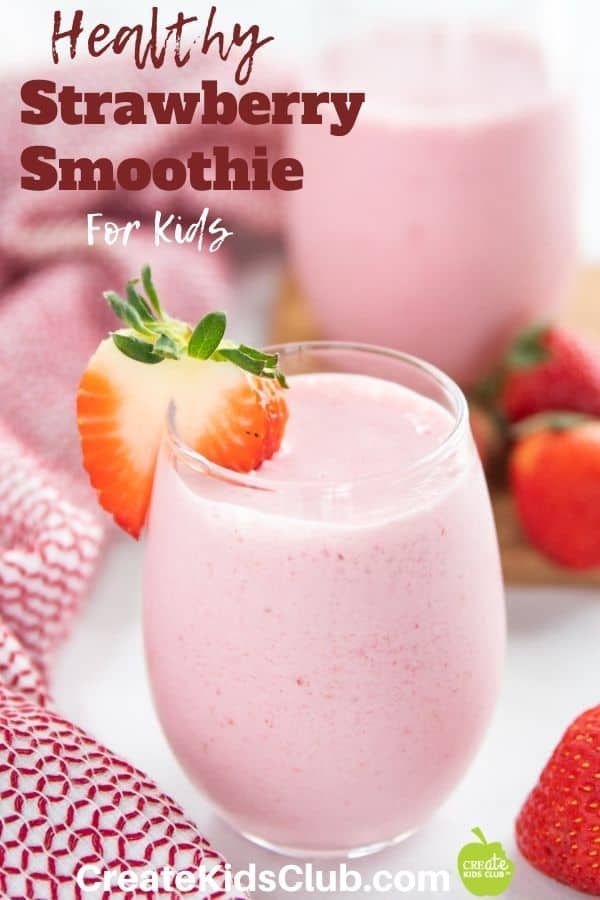 A simple, healthy, and easy to make strawberry smoothie ...