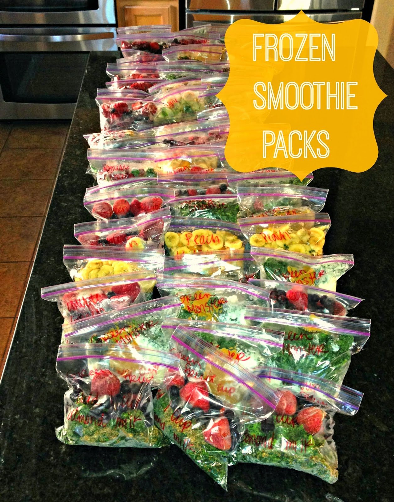 all things katie marie: Frozen Smoothie Packs