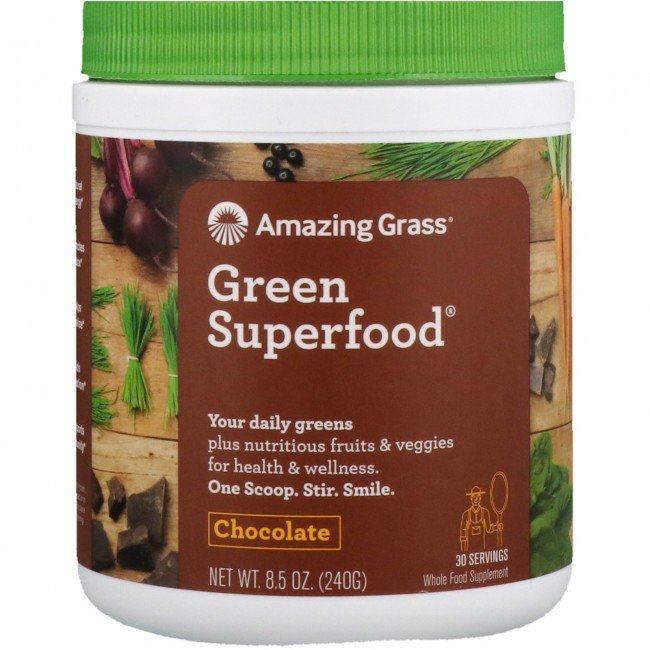 Amazing Grass Green SuperFood All Natural Drink Powder ...