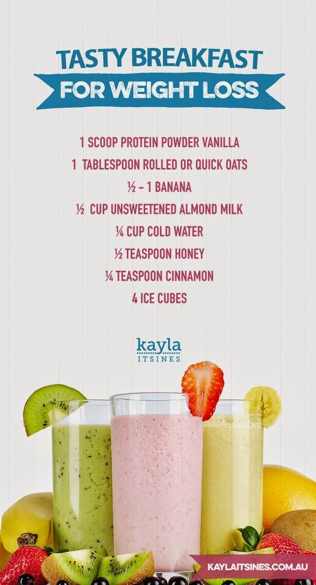 Awesome breakfast weight loss PROTEIN PACKED Smoothie ...