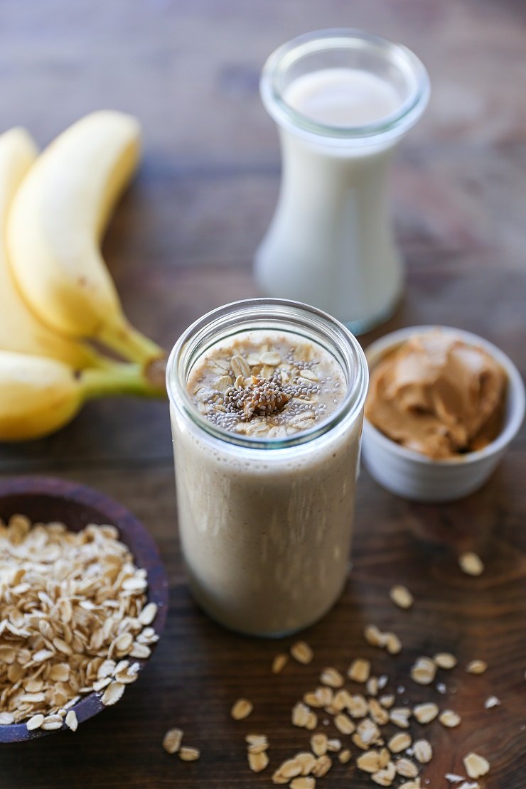 Banana Bread Oat Protein Smoothie
