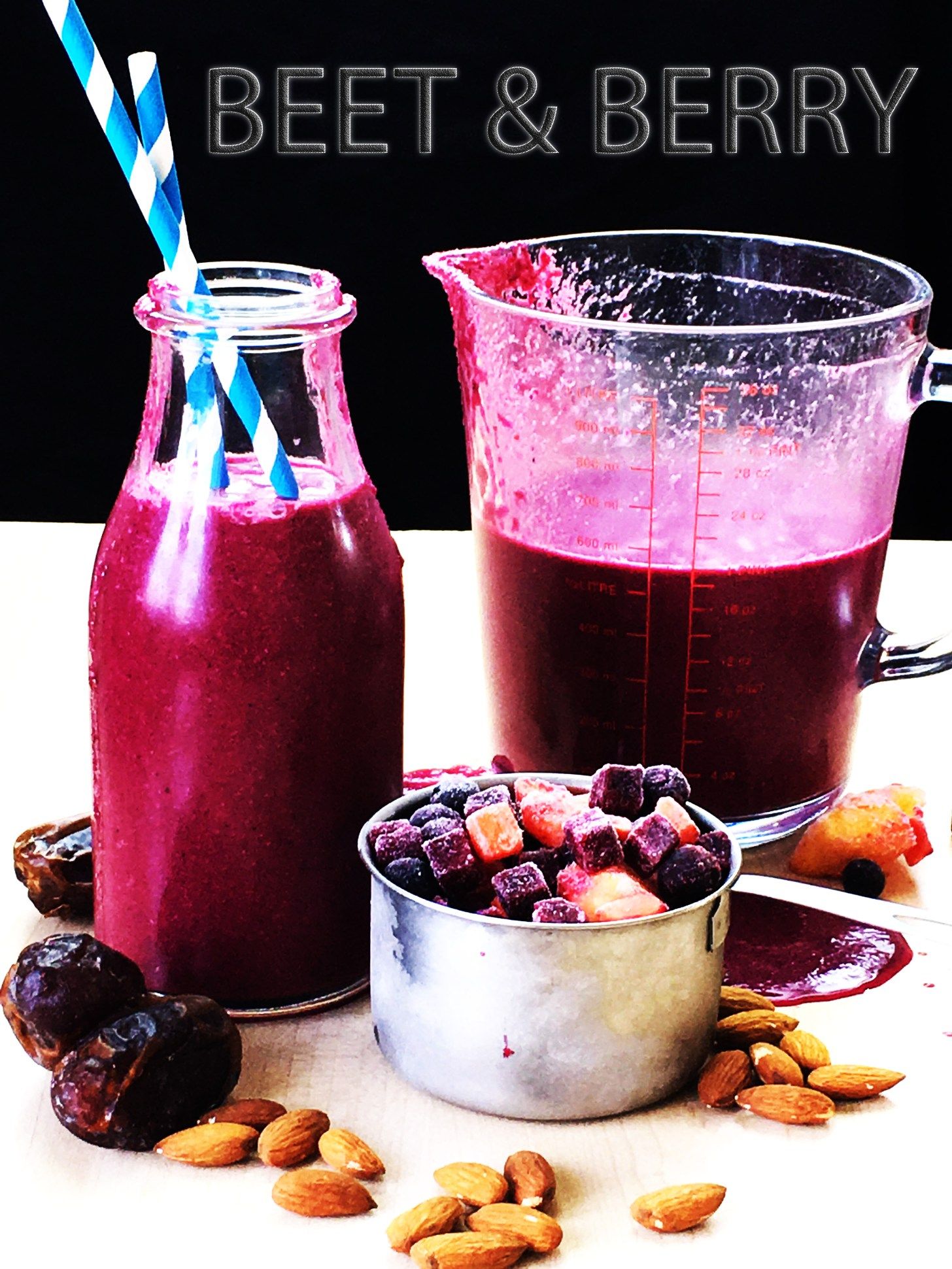 Beetroot and berry smoothie