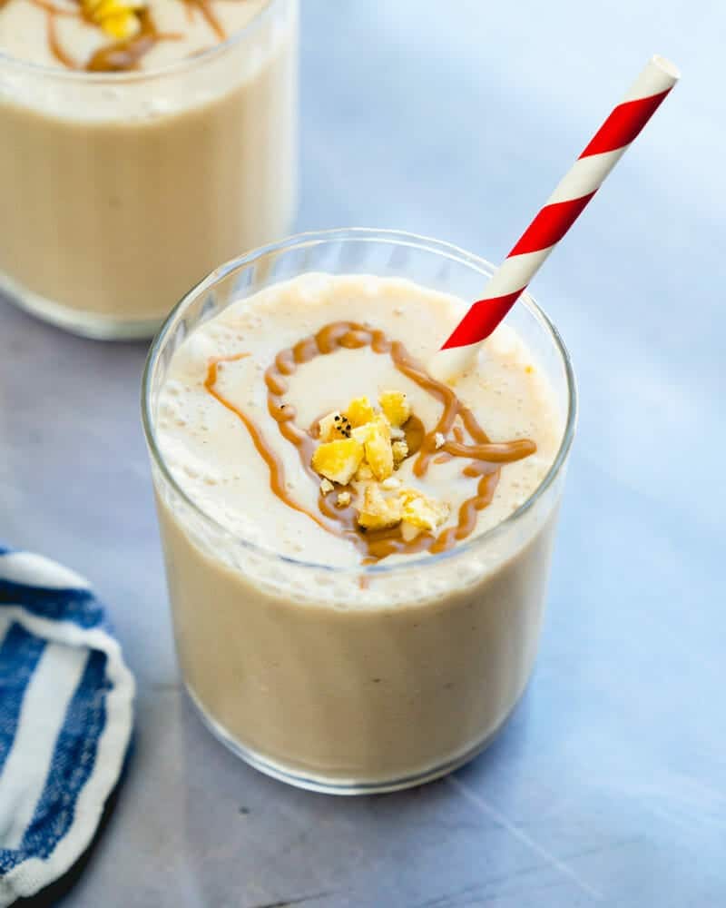 Best Peanut Butter Smoothie (3 Ingredients!)  A Couple Cooks
