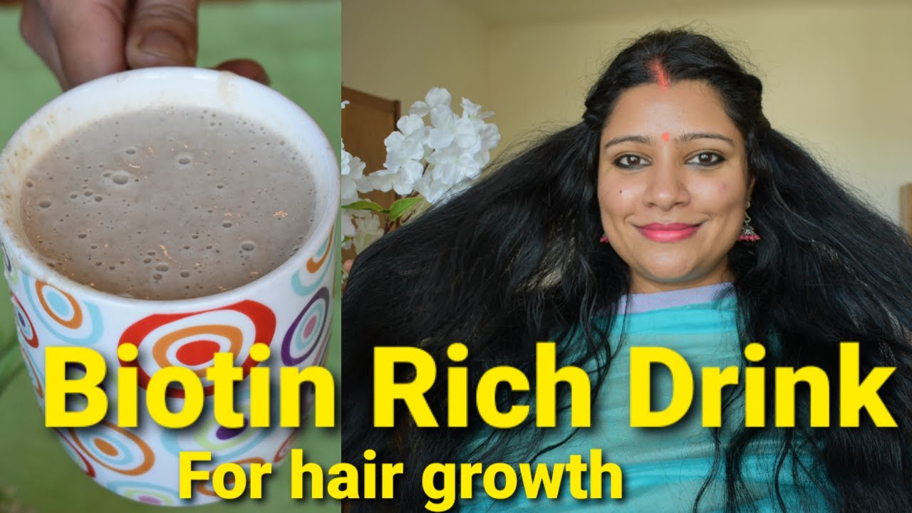 Biotin drink for extreme hair growth/Biotin shake for hair growth ...
