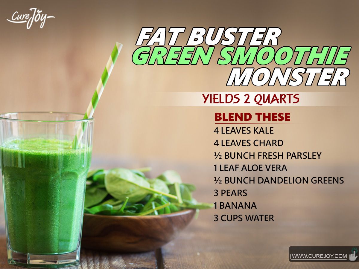 Burn Fat Fast With These Six Easy, Healthy, Green and Natural Smoothies ...