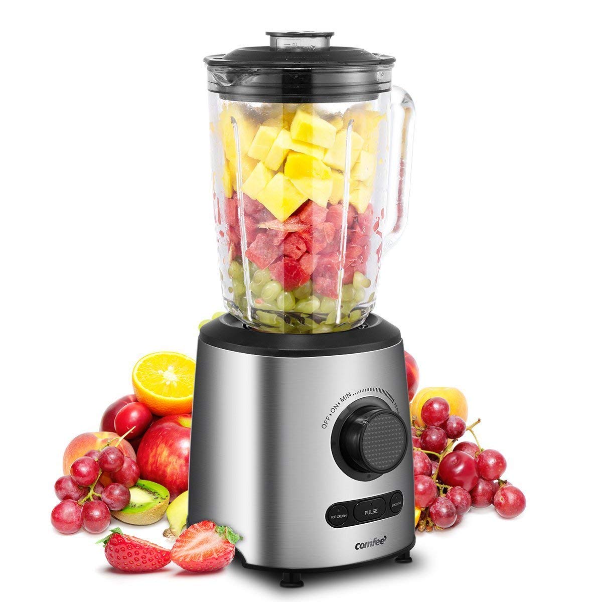 Buy Comfee 500W Professional Smoothie Blender with 3 ...