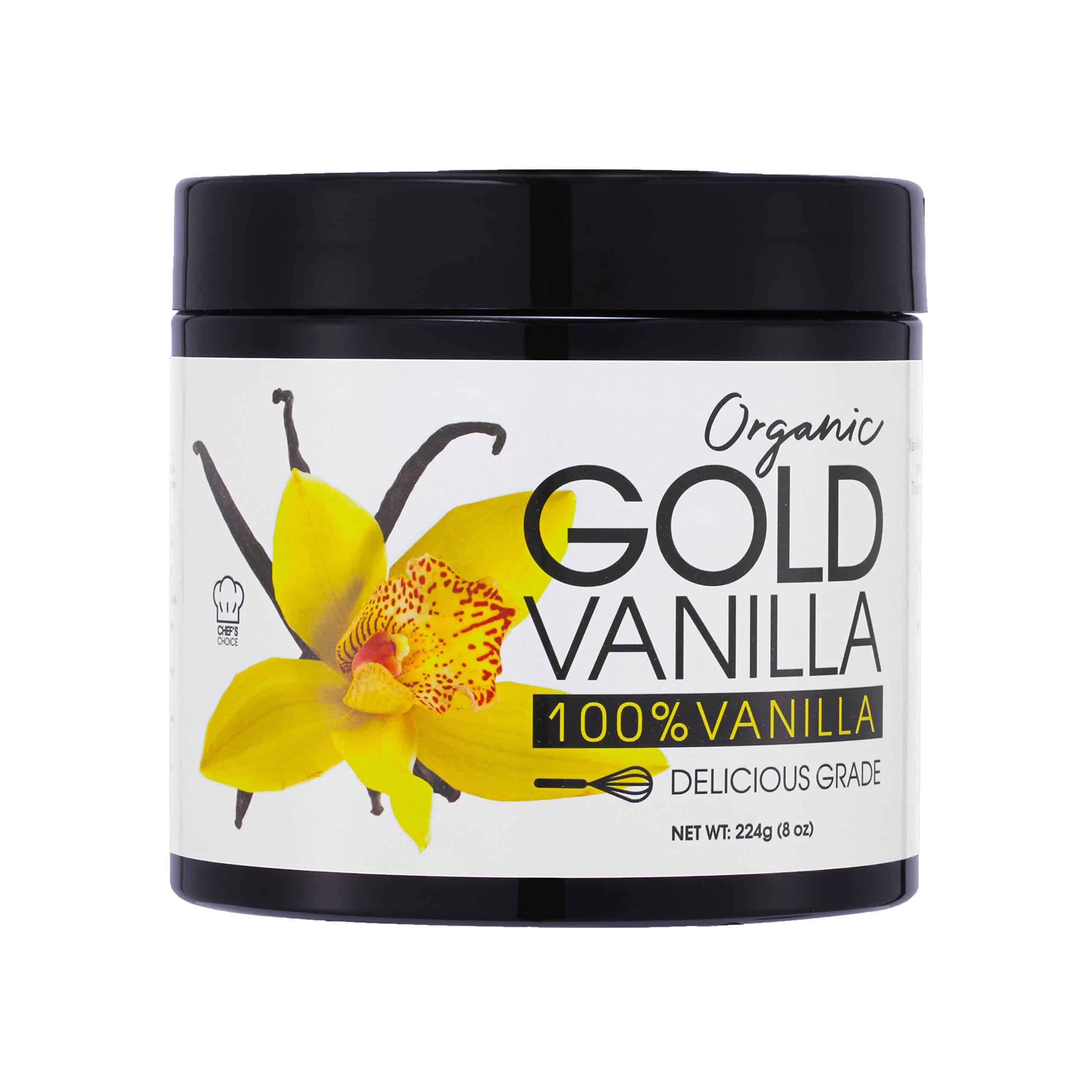 Buy Gold Organic Vanilla Powder (8 oz) Smoothie Grade