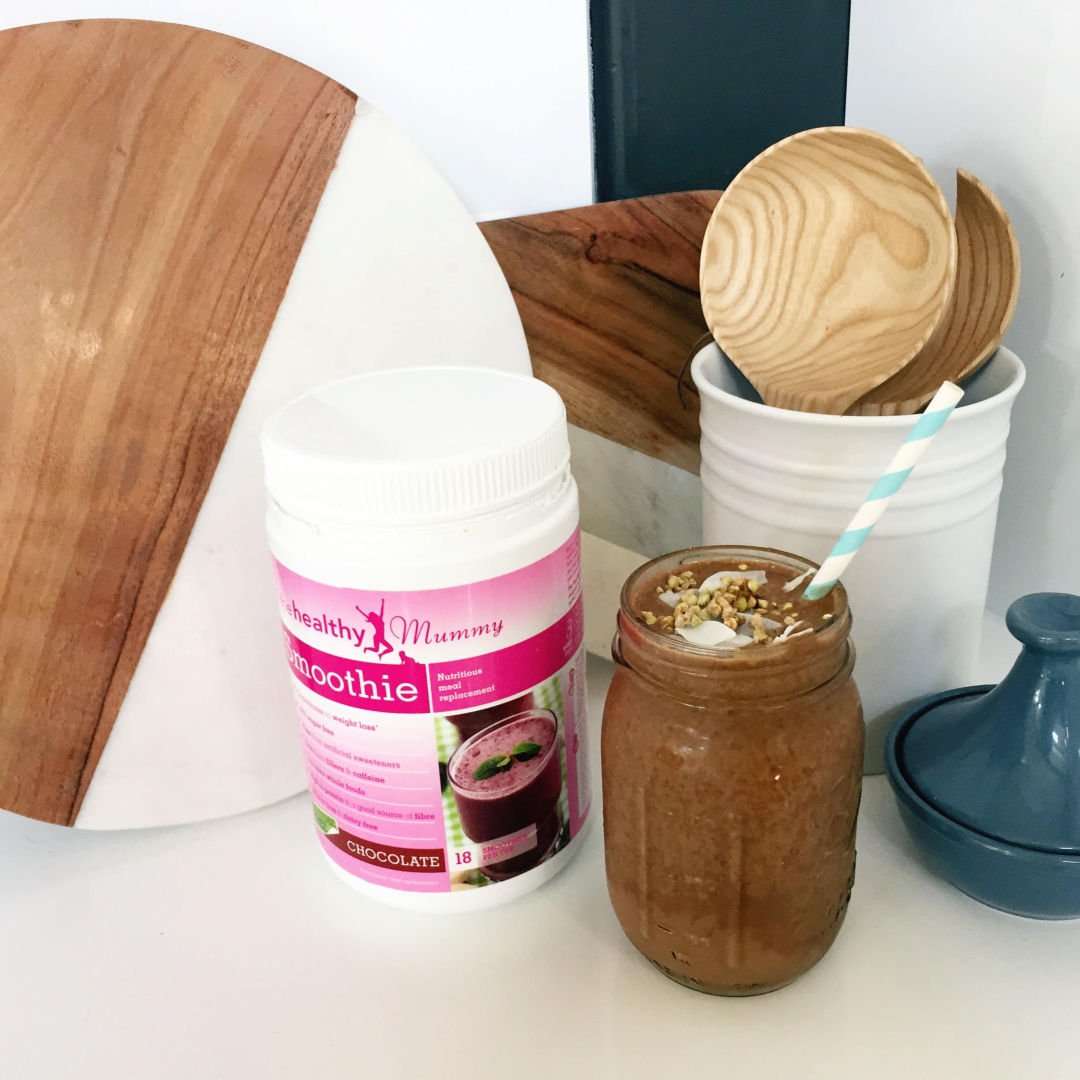 Cacao &  Coffee Shot Healthy Mummy Smoothie Recipe