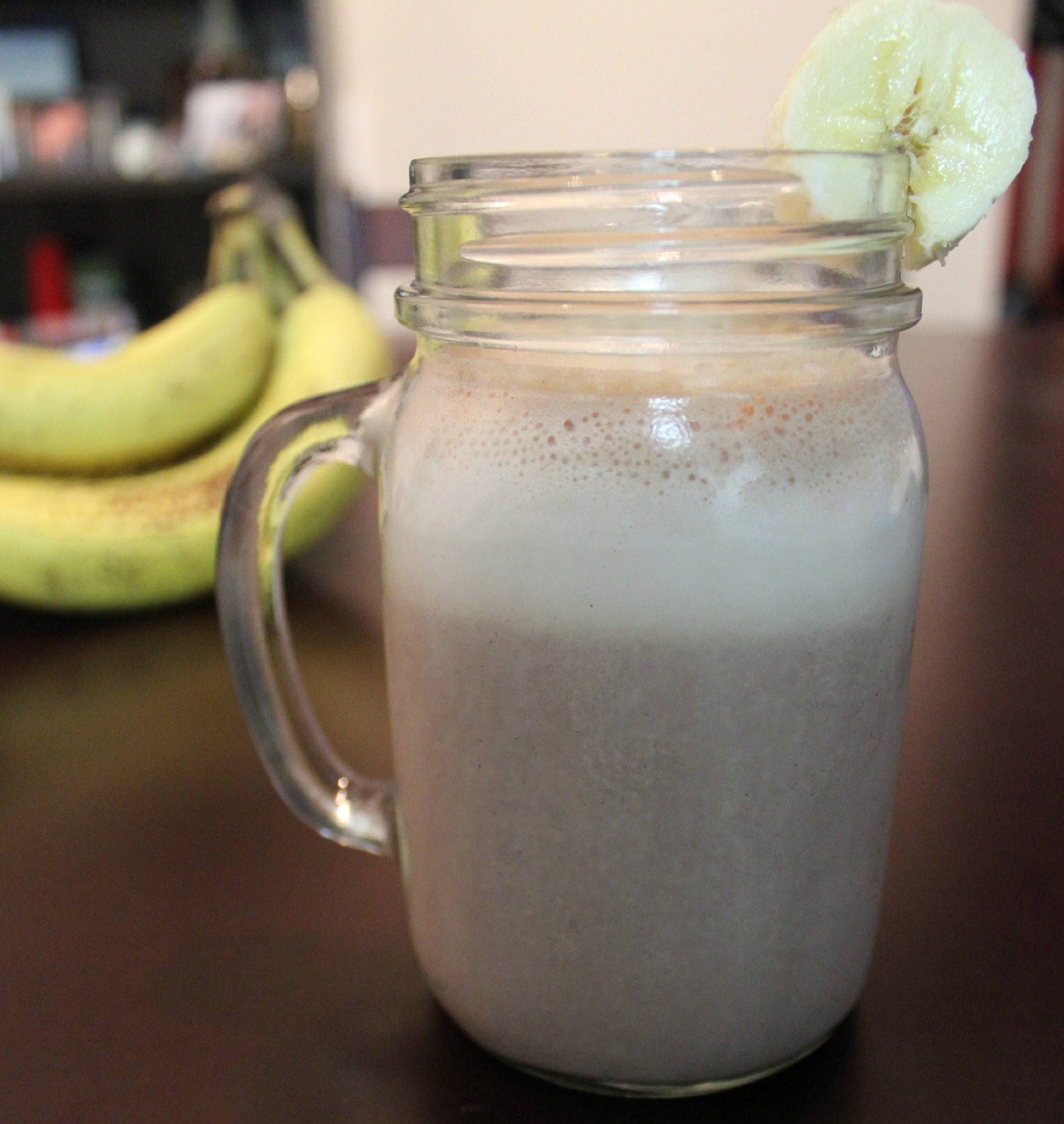 Chocolate Peanut Butter &  Banana Protein Smoothie