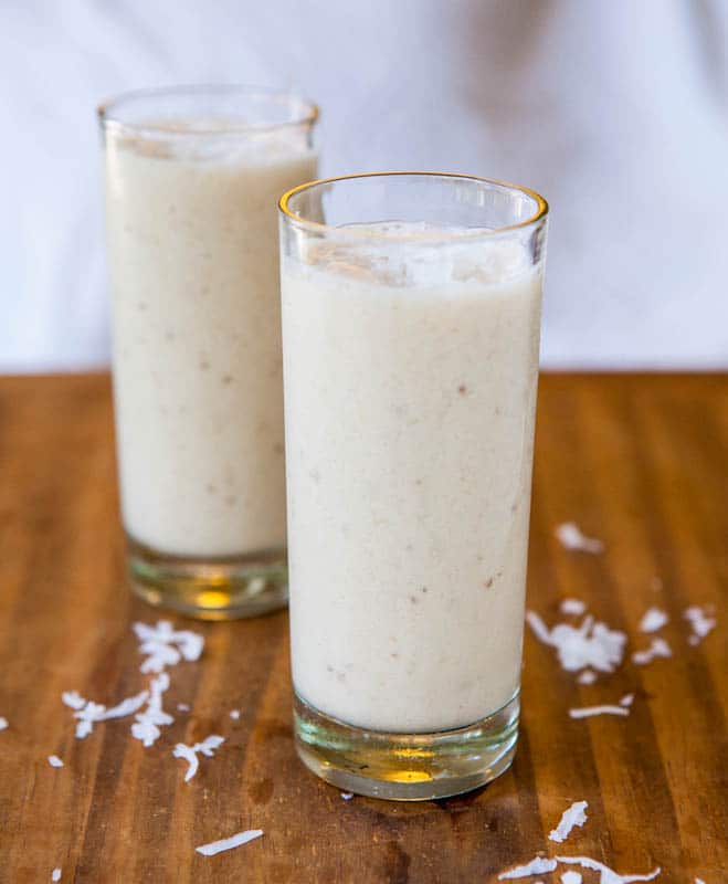 Creamy Coconut Smoothie for Helps with weight loss by increasing ...
