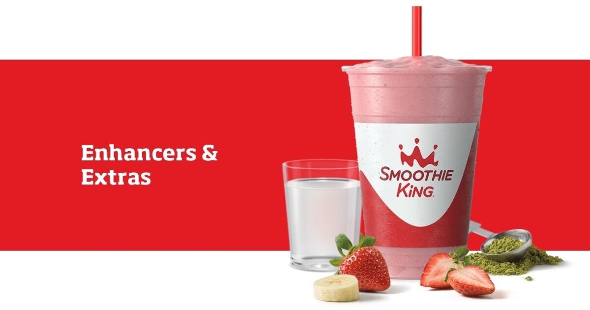 Customize your Smoothies with Enhancers and Extras