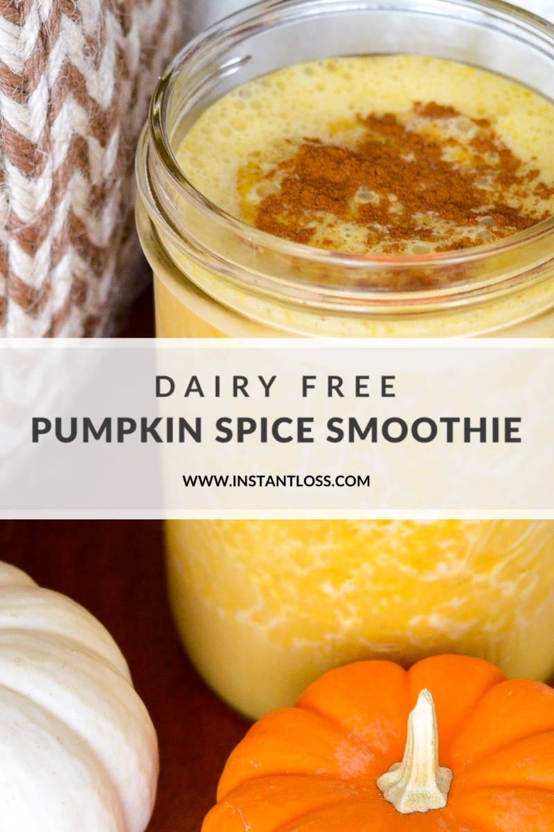 Dairy Free Pumpkin Spice Smoothie