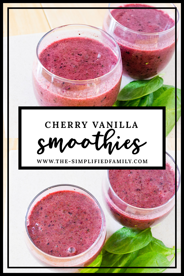 Delicious cherry vanilla smoothies are refreshing, high in ...