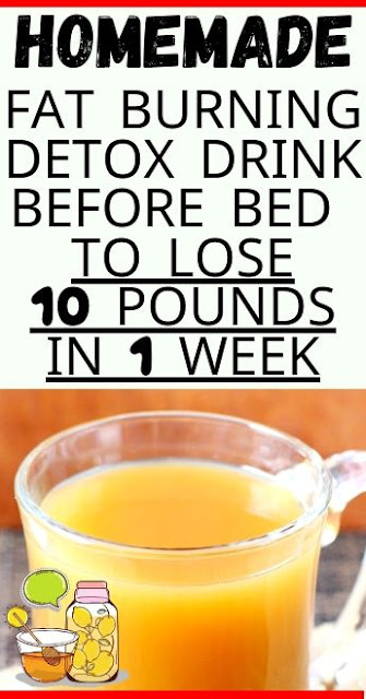 Fat Burning Detox Drink Before Bed To Lose 10 Pounds In 1 ...