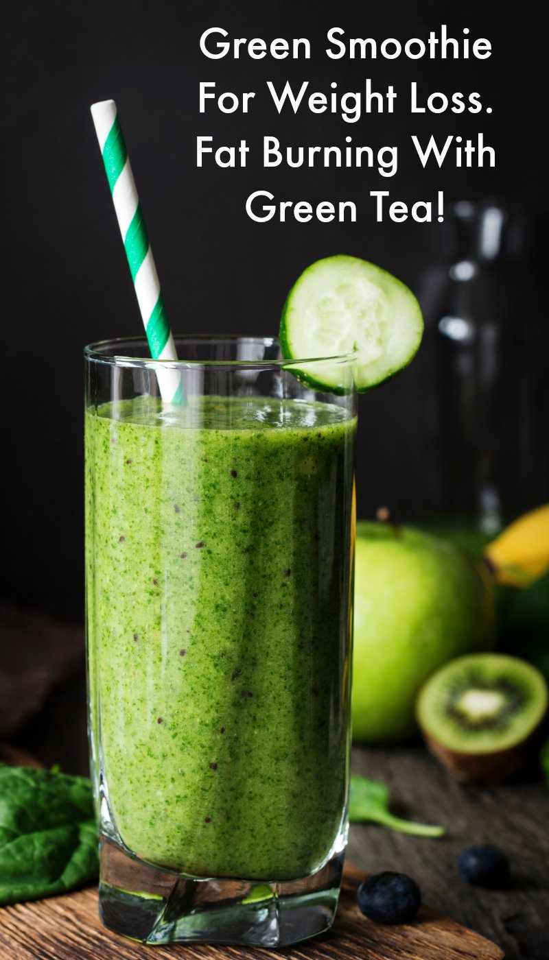 Fat burning green smoothie for weight loss