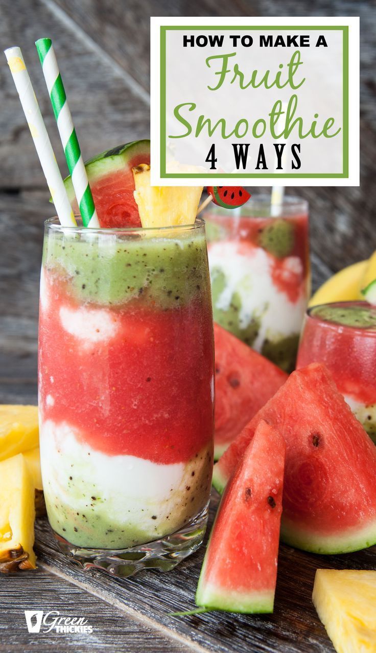 Find out how you can make 4 different smoothies from 1 ...