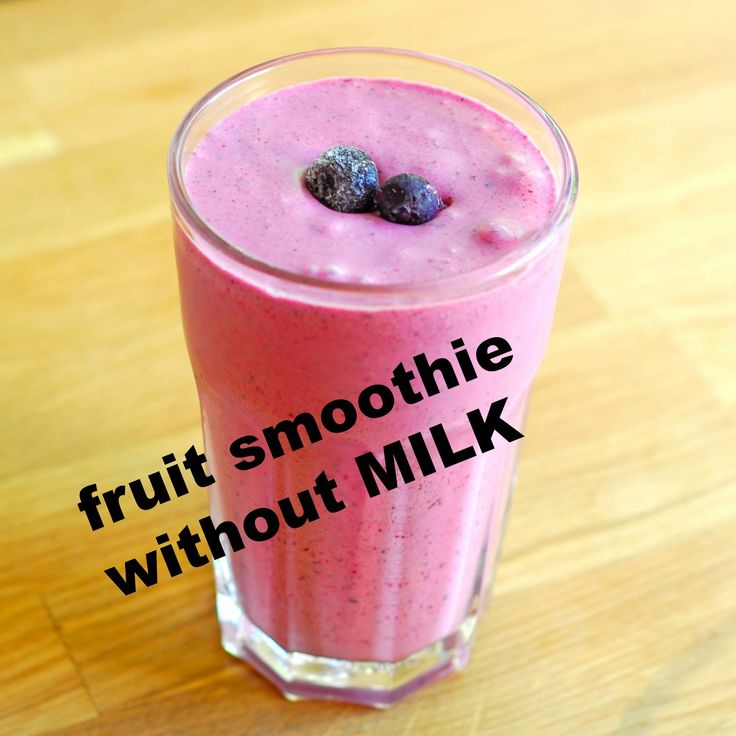 Fruit Smoothie WITHOUT MILK Brains& TheBeat