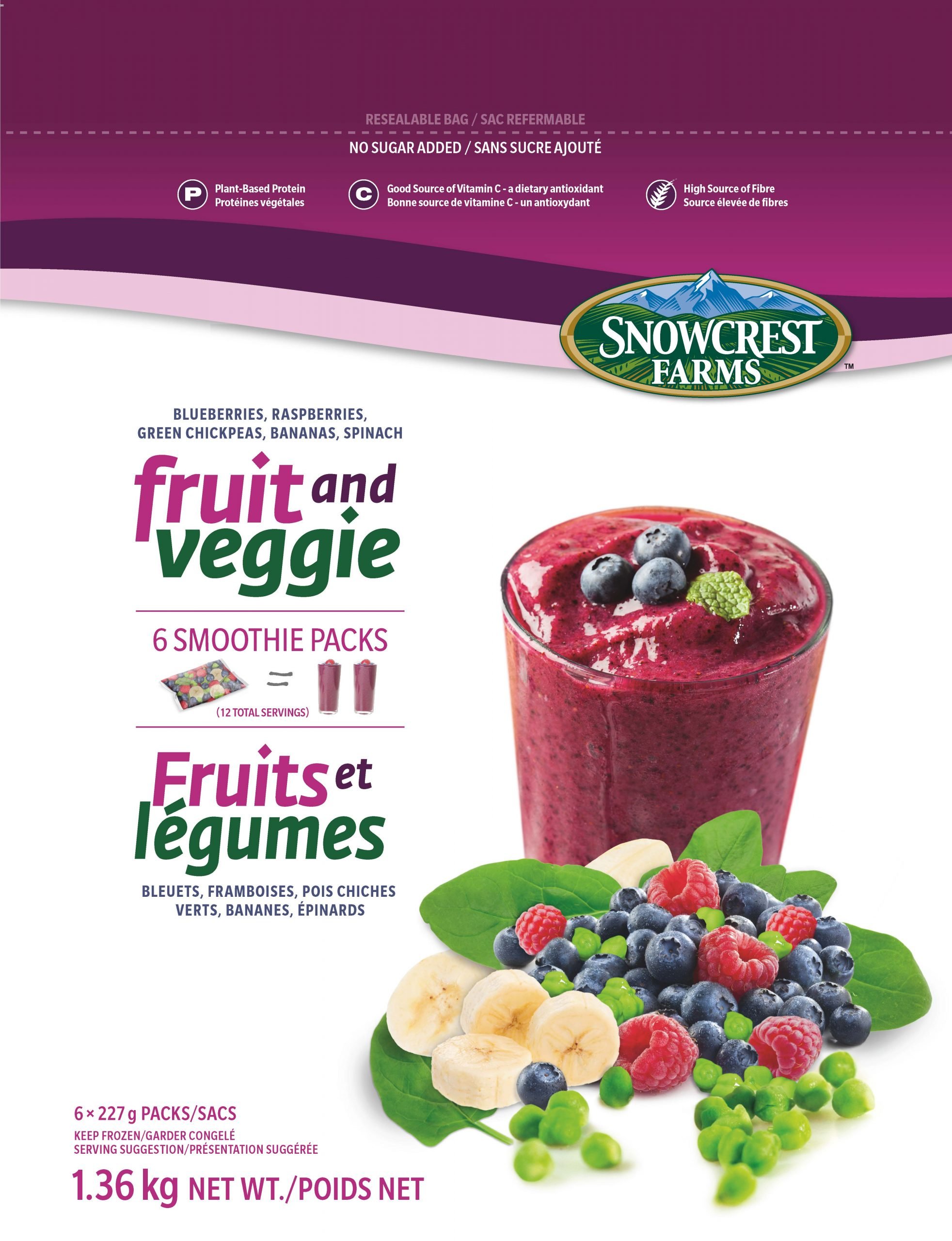 Fruit &  Veggie Smoothie Packs