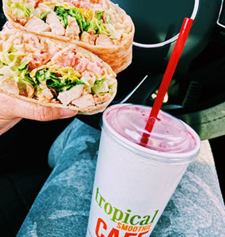Get a 10% discount when you dine at Tropical Smoothie Cafe in Carle ...