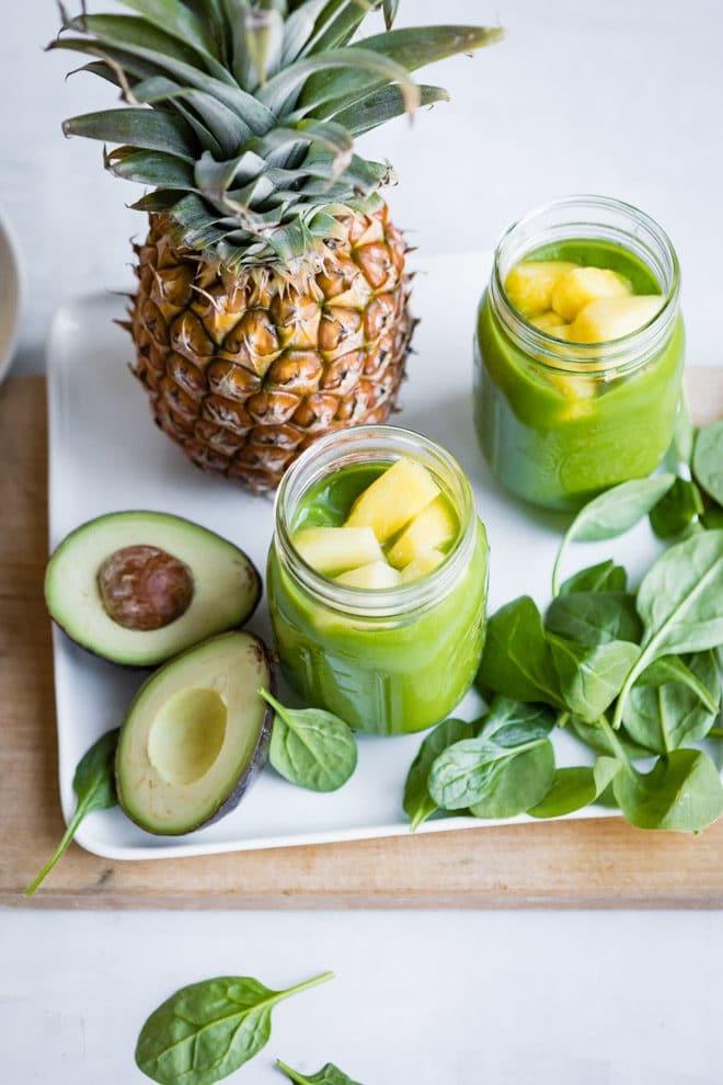 Glowing Skin Green Smoothie (Its mouthwatering