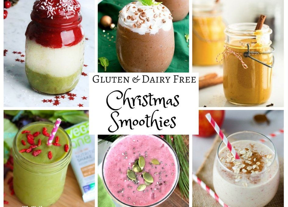 Gluten &  Dairy Free Christmas Smoothies
