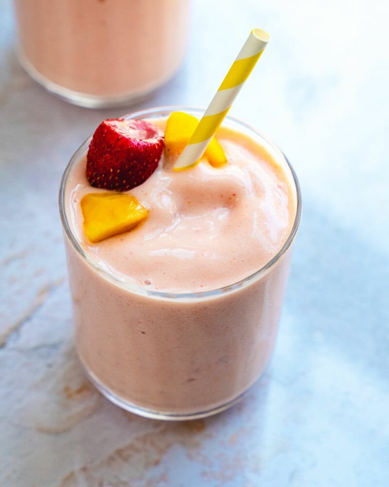 Greek Yogurt Smoothie (Protein Packed!)  A Couple Cooks