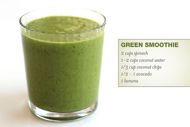 Green Smoothie...we are on a big smoothie kick in this ...