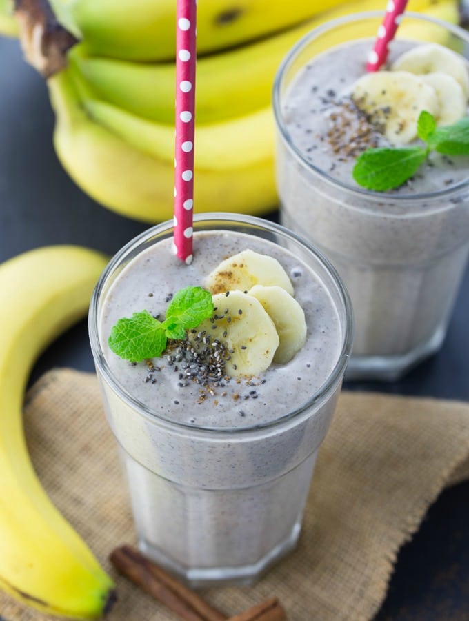 Healthy Banana Smoothie without Milk