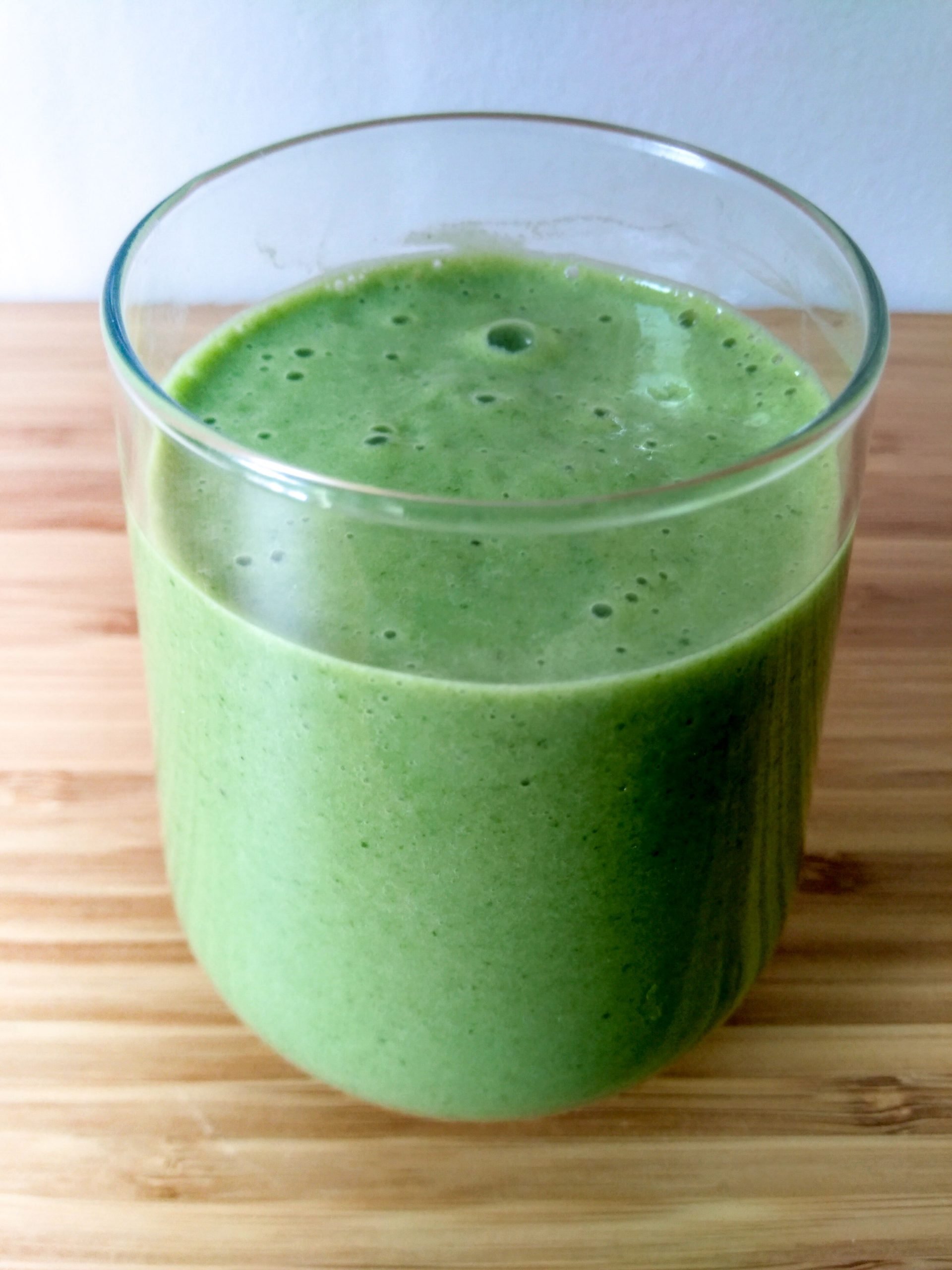 High calorie vegan green protein smoothie