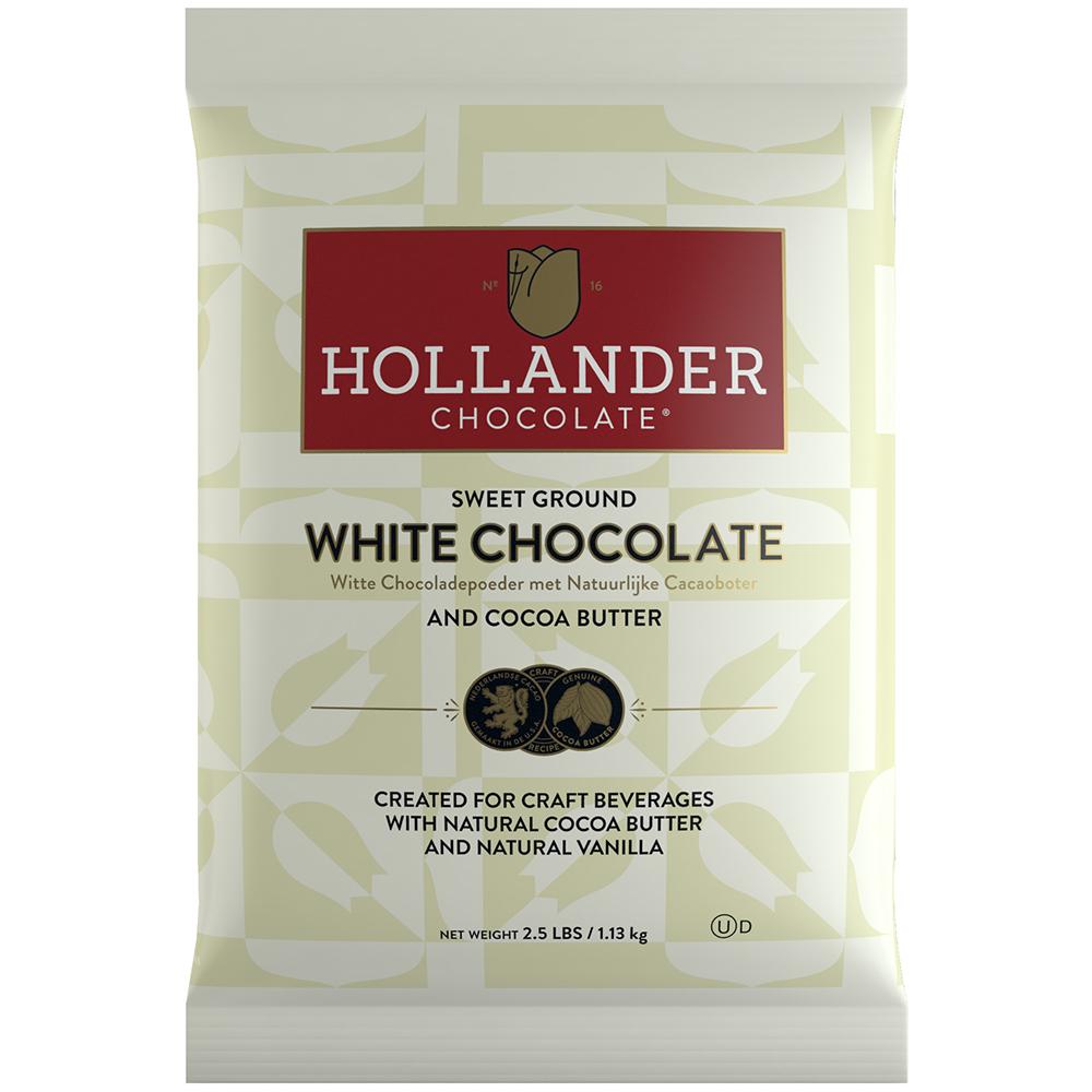 Hollander Sweet Ground White Chocolate Powder (2.5 lbs)