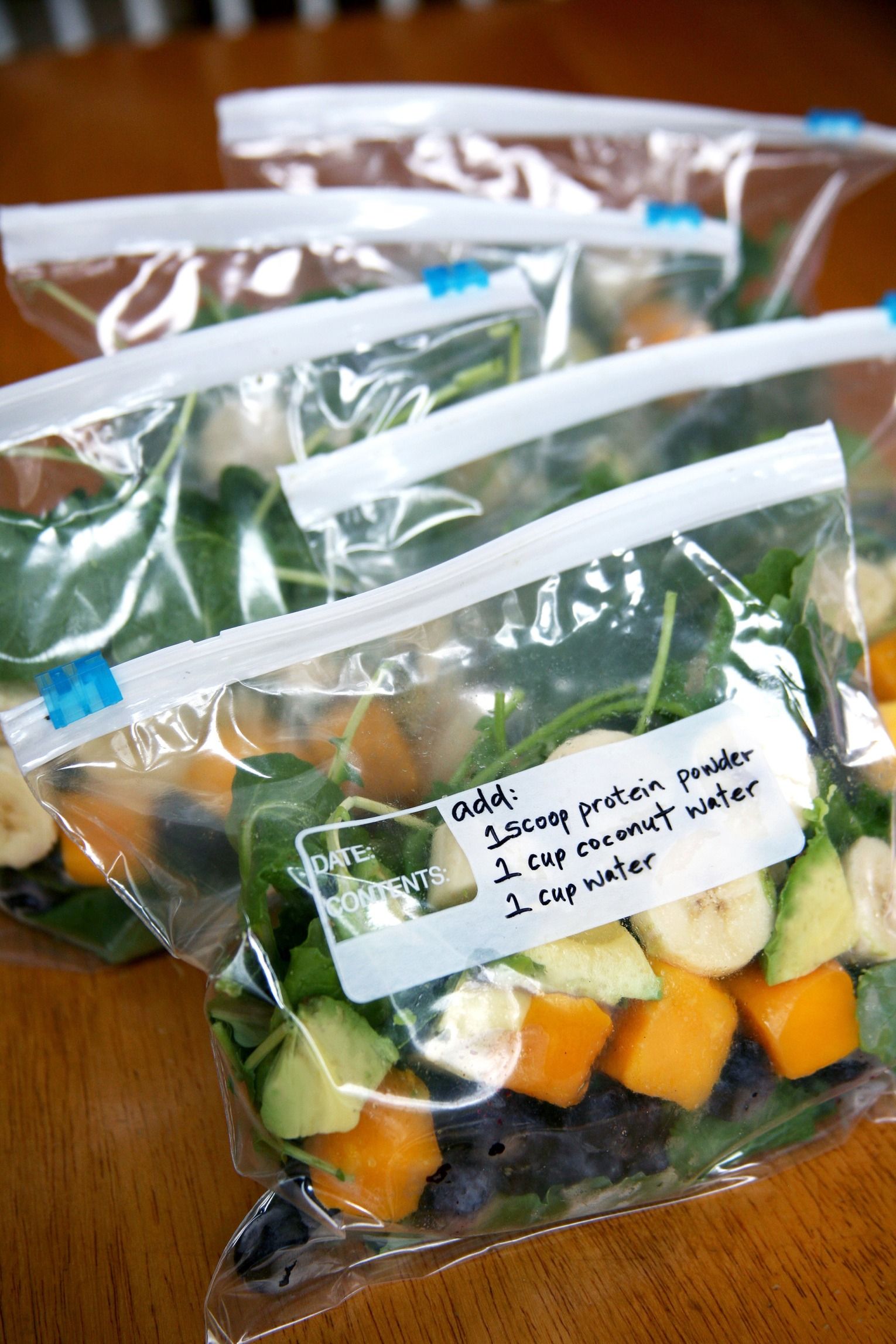 How to Prep a Week of Smoothie Freezer Packs
