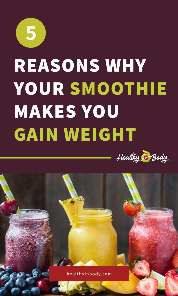 Just like your meals, it is always best to make your own smoothies at ...