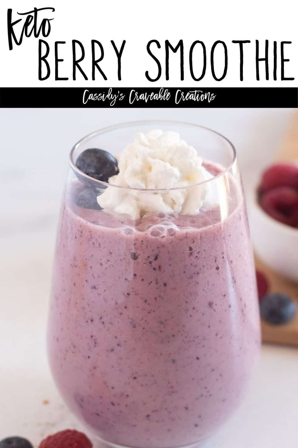 Keto Berry Smoothie in 2021