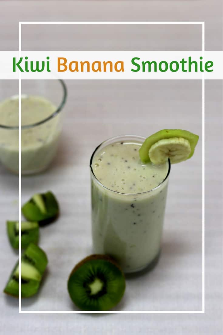 Kiwi Banana Smoothie for Weight Loss