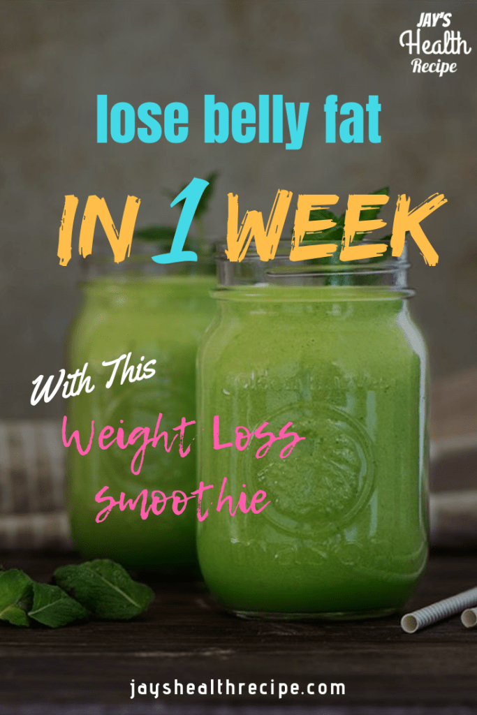 Lose Belly Fat in 1 Week With This Weight Loss Smoothie