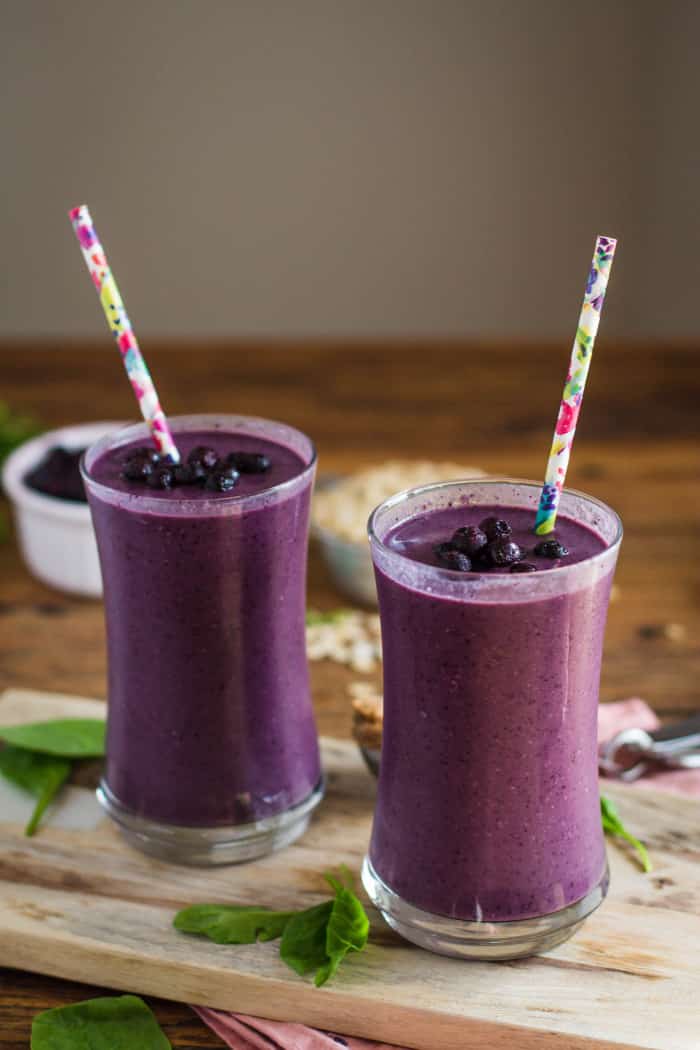 Meal Replacement Blueberry Green Smoothie