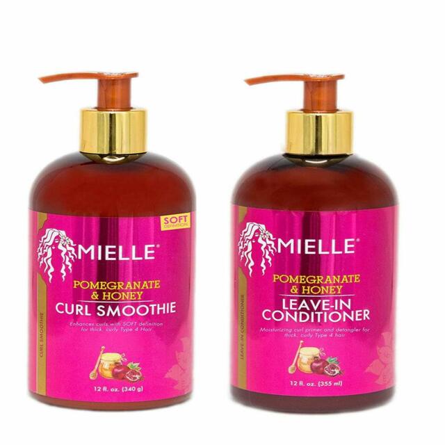 Mielle Pomegranate &  Honey Combo (CURL SMOOTHIE &  LEAVE