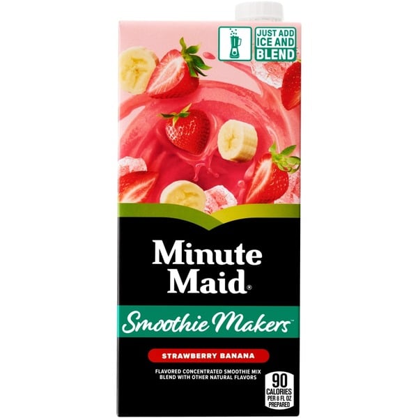 Minute Maid Smoothie Makers Strawberry Banana Smoothie Mix (32 oz) from ...