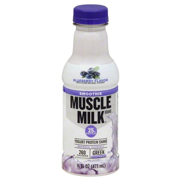 Muscle Milk Smoothie Blueberry Flavor Yogurt Protein Shake ...
