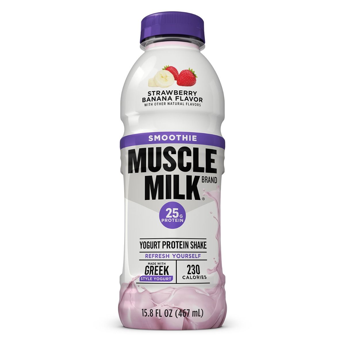 Muscle Milk Smoothie Protein Yogurt Shake, Strawberry ...