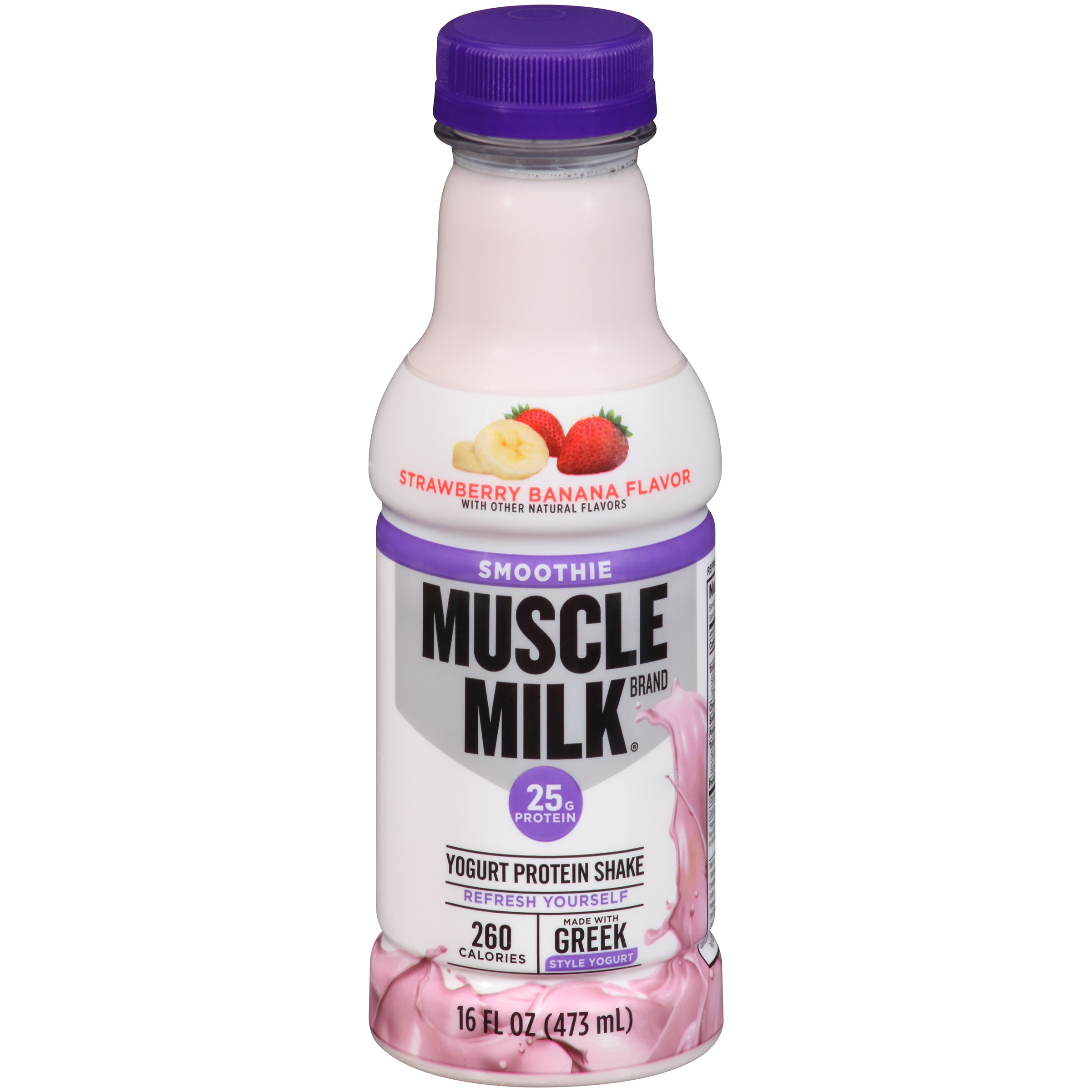 Muscle Milk Smoothie Strawberry Banana Flavor Yogurt ...