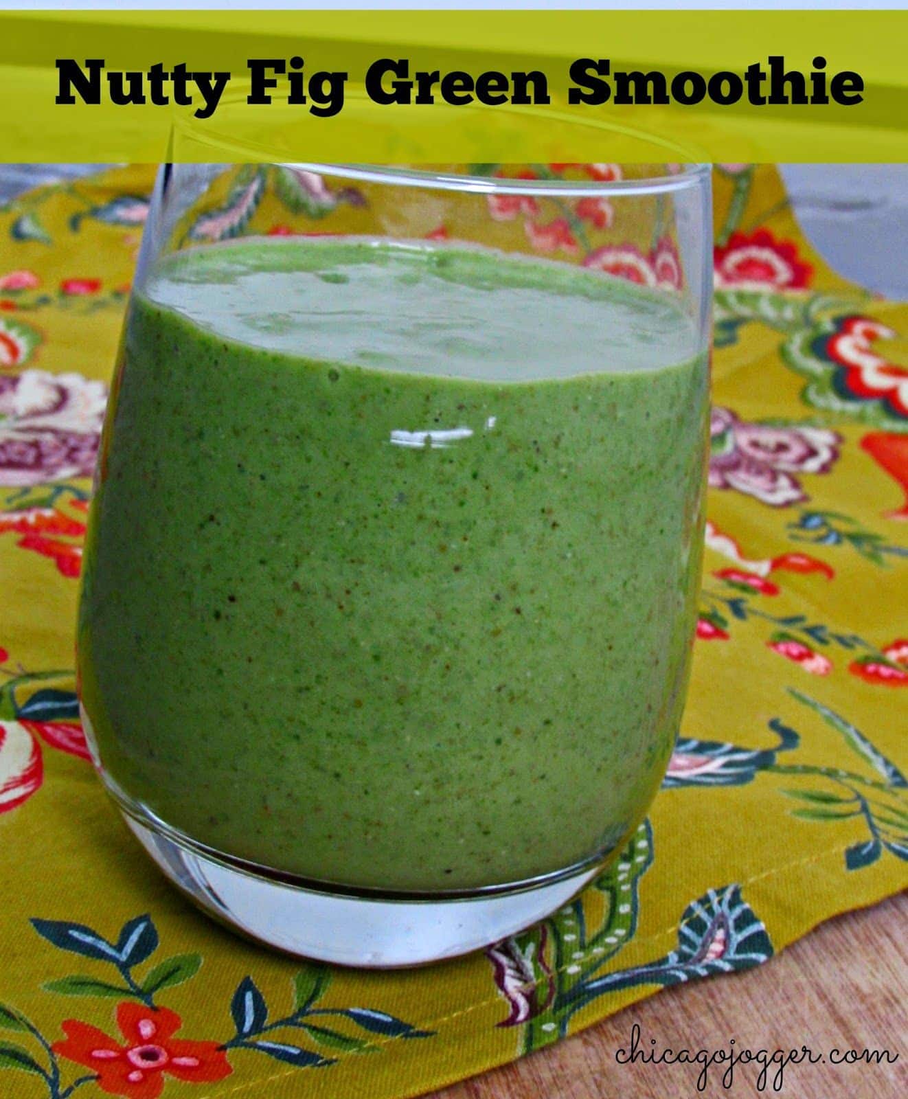 Nutty Fig Green Smoothie + January Challenge Update #2.