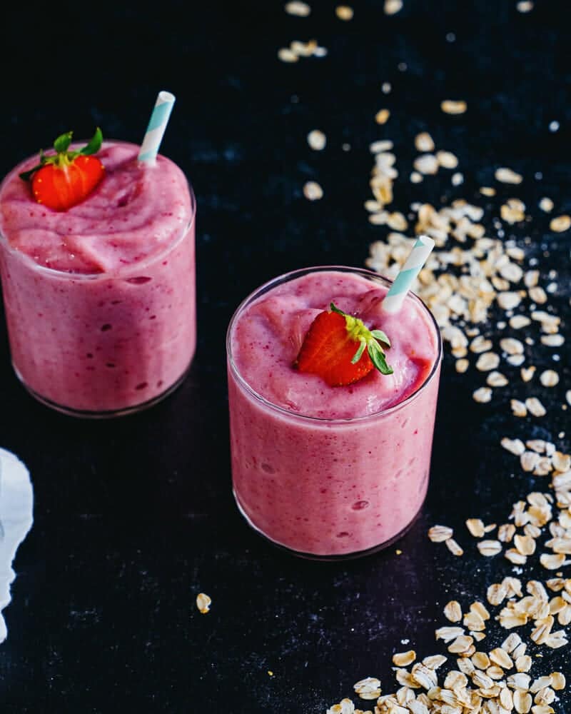 Oat Milk Smoothie (With Any Fruit!)  A Couple Cooks
